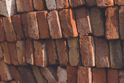 Full frame shot of bricks