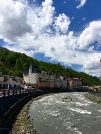 River with buildings in background