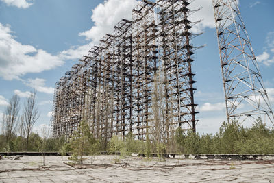 Radio station chernobyl 2 antenna field, over-the-horizon radar.