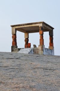 Low angle view of a temple