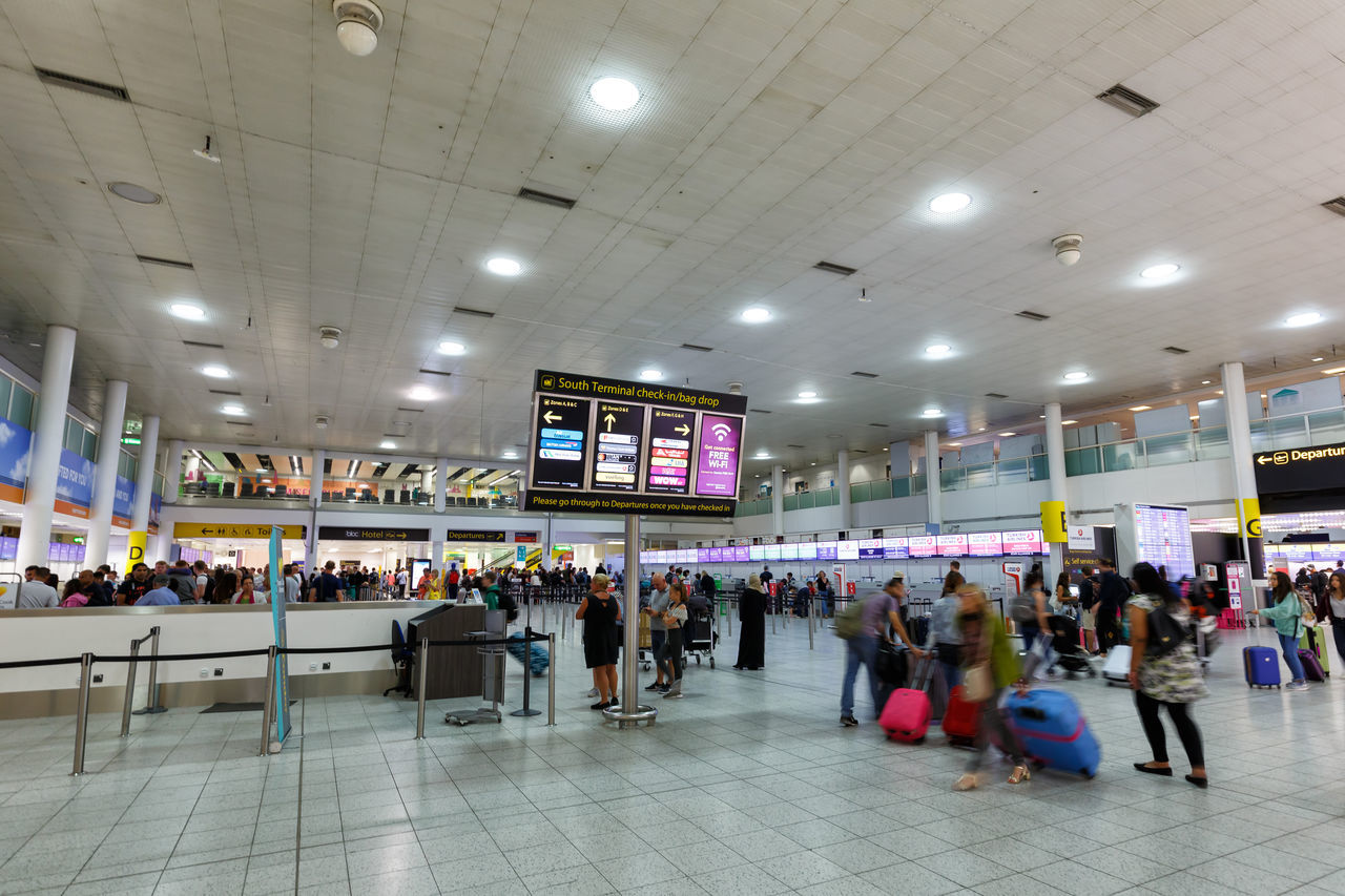 PEOPLE AT AIRPORT