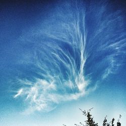 Low angle view of cloudy sky