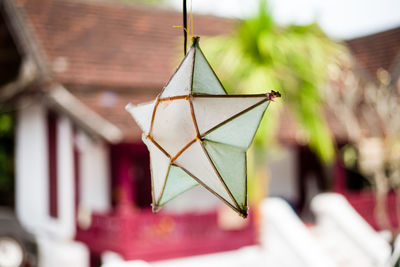 Close-up of star shaped decoration