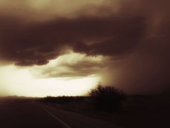 Road passing through landscape