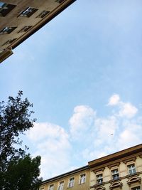 Low angle view of building against sky