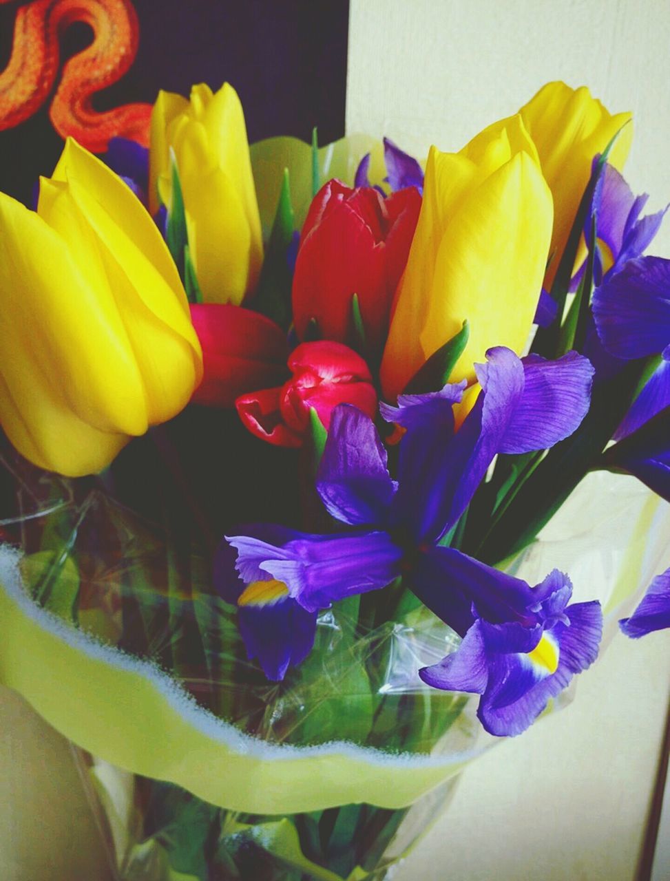 multi colored, indoors, variation, flower, yellow, freshness, colorful, close-up, petal, large group of objects, fragility, choice, flower head, still life, no people, tulip, arrangement, abundance, for sale, blue