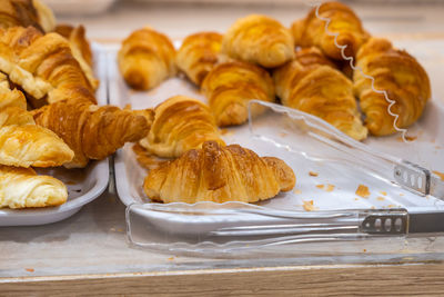 Close-up of food on table