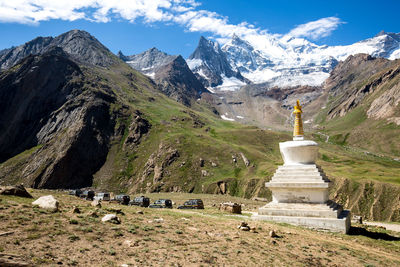 Panoramic view of buildings against sky