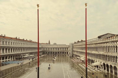 Buildings in city against sky