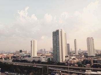 Cityscape against sky