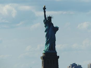 Low angle view of statue