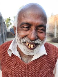 Portrait of a smiling young man