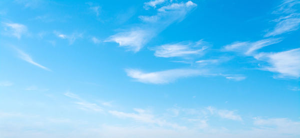 Low angle view of clouds in sky