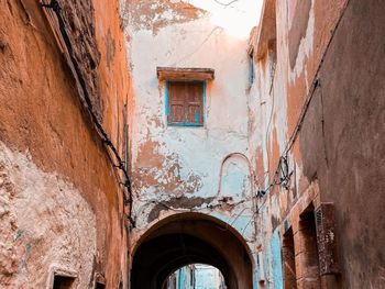 Low angle view of old building