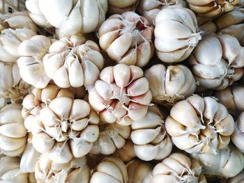 Full frame shot of onions for sale at market