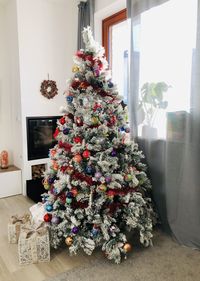 Christmas tree at home