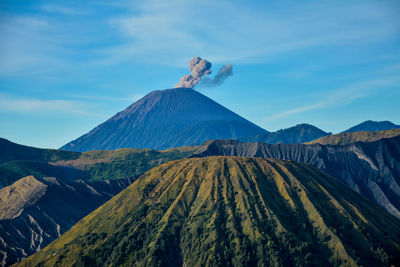 Landscape of mount bromo indonesia