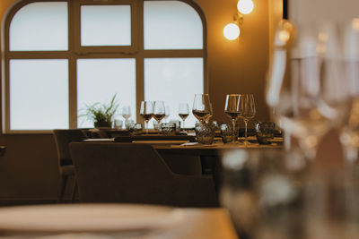 Interior of restaurant