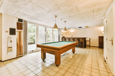 High angle view of built structure