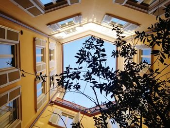 Low angle view of building against sky