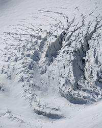 Full frame shot of snow covered landscape