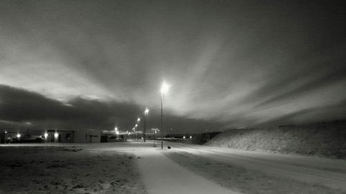 Road at night