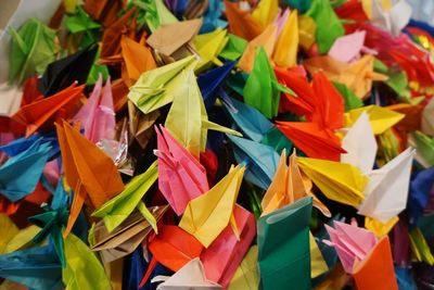 Full frame shot of multi colored toys