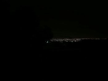 Illuminated city at night