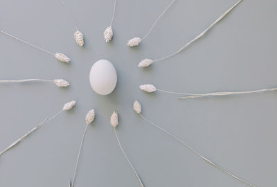 High angle view of paper decoration on table