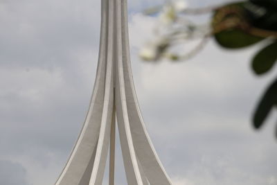 Close-up of bridge against sky