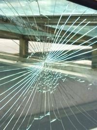 Full frame shot of glass window