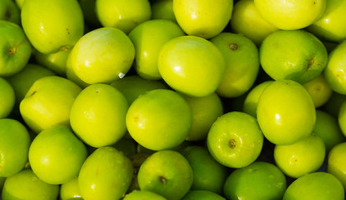 Full frame shot of fruits