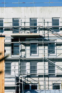 Low angle view of modern building