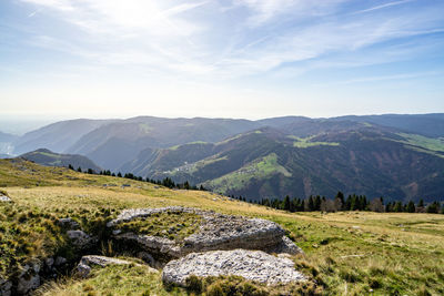 Altopiano di asiago landscape of italian alps