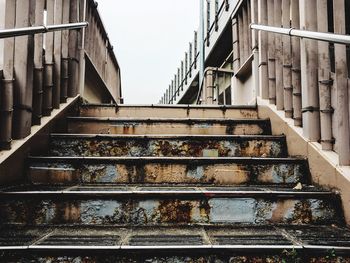 Close-up of stairs
