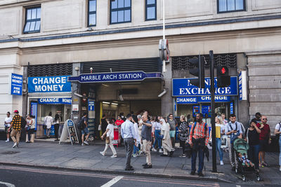 Group of people on street