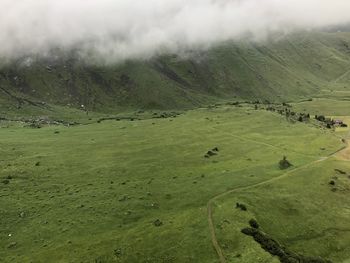 High angle view of landscape