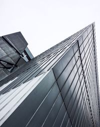 Low angle view of modern building against sky