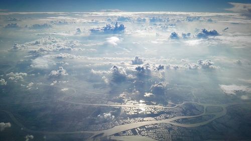 Aerial view of landscape