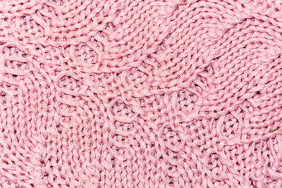 Full frame shot of pink fabric
