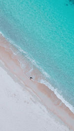 Clear water and white sand