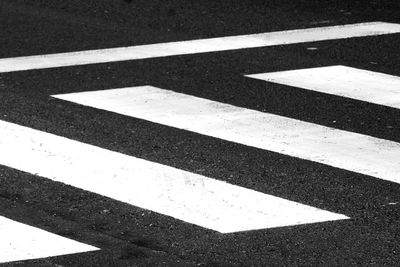 Road marking on road