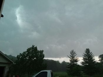 Low angle view of cloudy sky