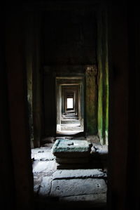 Corridor of old building