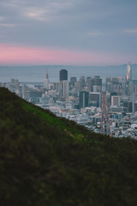 Cityscape against sky