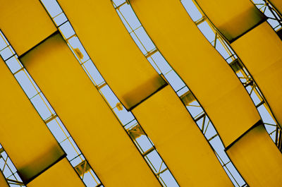 Low angle view of yellow building