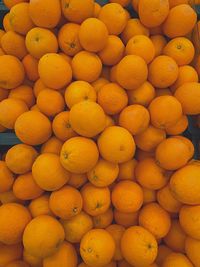 Full frame shot of oranges