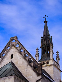 Low angle view of building against sky