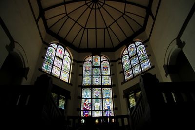 Low angle view of ceiling