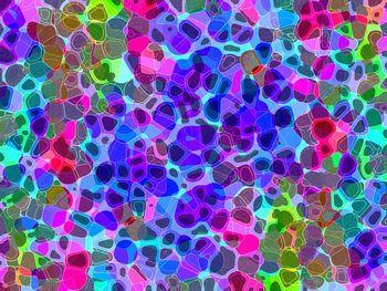 Full frame shot of multi colored swimming pool